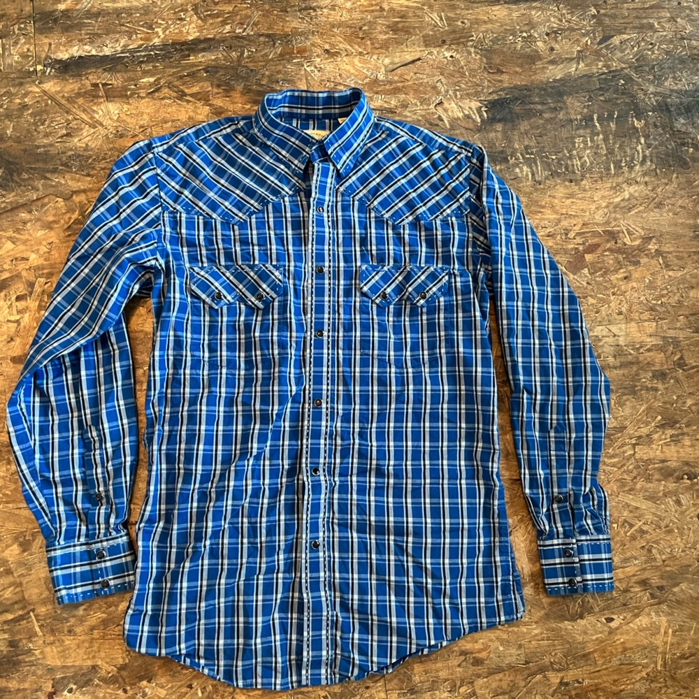 Mens pearl snap